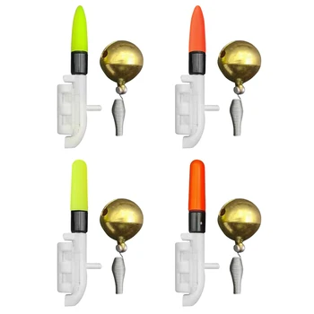 1 комплект морской удочки со светодиодной подсветкой, светящаяся палочка, удочка, Светящаяся палочка с колокольчиками, меняющая цвет кольца для ночной рыбалки