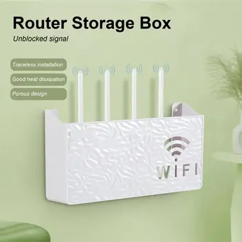 1 комплект роутерной коробки, настенный выдалбливаемый Беспроводной WiFi-роутер, коробка для хранения стабильного сигнала, WiFi-органайзер для офиса и дома
