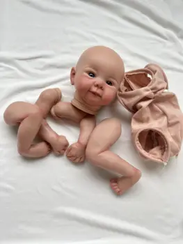 19-дюймовые Уже готовые раскрашенные детали куклы Reborn Baby Juliette Cute Baby 3D-картина с видимыми венами на тканевом корпусе в комплекте