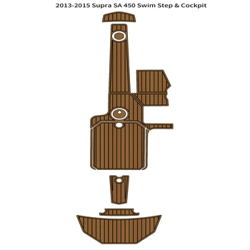 2013-2015 Supra SA 450 Коврик для кокпита для плавания на палубе из вспененного EVA тика