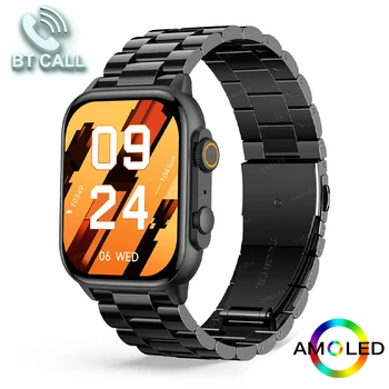 2023 NFC Ultra Smart watch Мужские смарт-часы с AMOLED-экраном, Bluetooth-вызов, кислород в крови, частота сердечных сокращений, спортивные водонепроницаемые часы для Apple