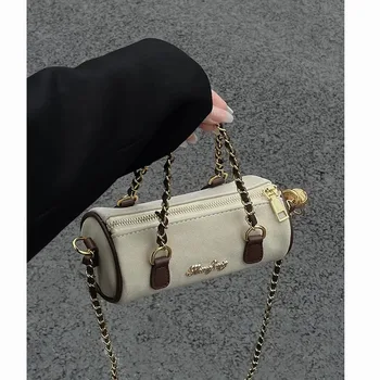 2023 Новая персонализированная модная женская сумка Ins Премиум-класса в стиле ретро с цепочкой, маленькая сумочка на одно плечо, сумка через плечо