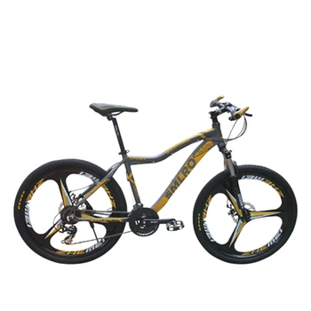 26-дюймовый велосипед, 24-скоростной горный велосипед, Передние и задние двухдисковые тормоза из алюминиевого сплава, Прочная комфортная амортизация