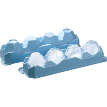 4 Silicone Ice Tray Molds With Lid Ice Molds Home Bar Ice Tray Ice Making молды силиконовые форма для льда kitchen accessories