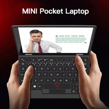 7-дюймовый сенсорный экран Intel J4105 Mini Pocket Gaming Laptop Windows 11/10 12GB DDR4 Max 2TB Ultrabook Notebook 2.0MP Нетбук