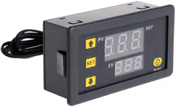 AC 110V 220V W3230 24V 12V Цифровое реле времени Светодиодный дисплей Переключатель управления таймером цикла Регулируемое Реле времени Переключатель времени