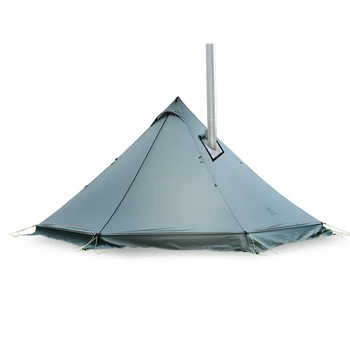 Aricxi 3-4 Человека Сверхлегкий Открытый Кемпинг Вигвам 20D Silnylon Пирамидальная Палатка Большая Бесштоковая Палатка Альпинистские Походные Палатки R3