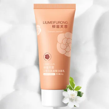 Camellia Amino Acid Facial Cleanser Глубокое Очищение Увлажняющее Очищающее Средство для Лица для Мужчин и Женщин Бесплатная доставка 1шт 60 мл