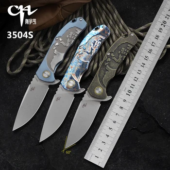 CH 3504S M390, Острый Складной нож высокой твердости, Ручка из титанового сплава, Крутой Набор для выживания в походе, Рекомендую Новый