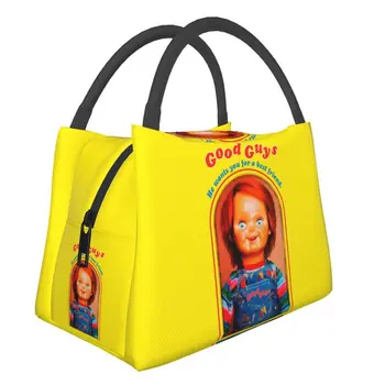 Good Guys Chucky, Термоизолированная сумка для ланча, женская детская игровая кукла, Сменный ланч-бокс для школы, работы, путешествий, пикника, сумки для еды