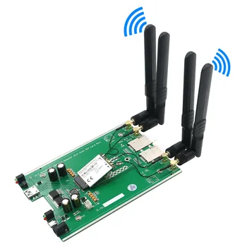 M.2 (NGFF) Модуль 3G / 4G / 5G к адаптеру USB 3.0 с разъемом для двух SIM-карт и дополнительным питанием