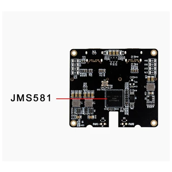 M.2 Nvme SATA SSD Корпус Карта-адаптер 4 ТБ JMS581 Type-C USB3.1 Gen2 10 Гбит/с Жесткий Диск Корпус Карта-адаптер Расширения Прочный