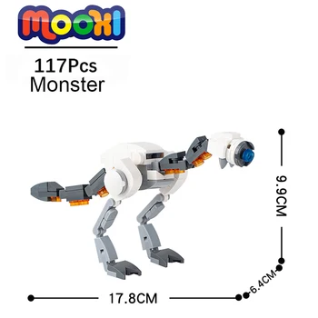 MOC1036 117 шт. Игровая Серия MOC Horizon Mech Monster Bricks, Совместимые Строительные Блоки, Развивающие Игрушки Для Детей, Украшения