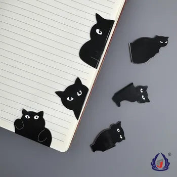 MOHAMM 1 комплект магнитных закладок Cute Black cats для детской коллекции Pages Books Readers