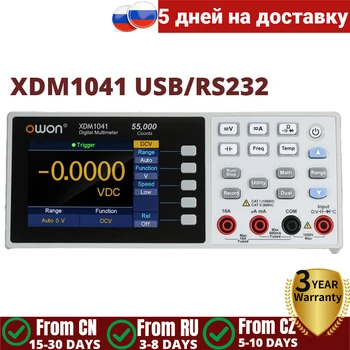 Owon XDM1041 USB/RS232 Цифровой Мультиметр С Высокой Точностью 55000 Отсчетов Универсальные Настольные Мультиметры С 3,5-Дюймовым ЖК-Экраном