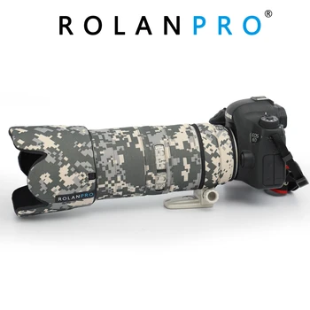 ROLANPRO Водонепроницаемый Камуфляжный Чехол для объектива Дождевик для Canon EF 70-200 мм F2.8 L IS II USM Защитный Рукав Для Объектива Чехол для Пистолетов