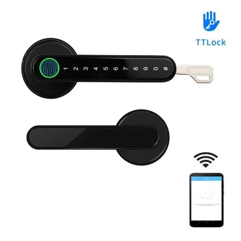 TTlock APP Smart WiFi пульт дистанционного управления Блокировка отпечатков пальцев биометрический пароль Кодовый Замок двери