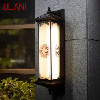 ULANI Солнечный Настенный Светильник Творчество Китайский Открытый Бра Свет LED Водонепроницаемый IP65 для Дома Вилла Коридор Двор