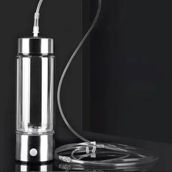 Usb Перезаряжаемый стеклянный Электролизный ингалятор, генератор, Ионизатор, обогащенный водородом фильтр, бутылка с богатой водородом водой