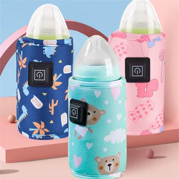 USB подогреватель для детских бутылочек Изоляционный чехол для подогрева молока и воды Тип коляски 2