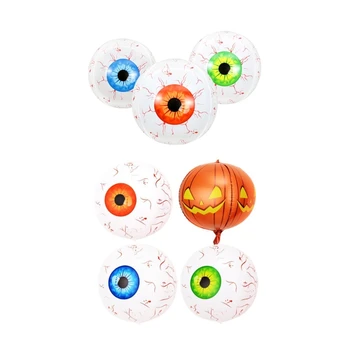 Y5LE 22-дюймовый воздушный шар для глазных яблок на Хэллоуин, надувные воздушные шары для глазных яблок ужасов, украшение для дома на Хэллоуин, Страшный реквизит