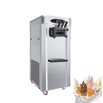· Автоматическая машина для производства Мороженого с тремя Вкусами Для Коммерческого Фруктового Мороженого, Продаваемого В Пакистане