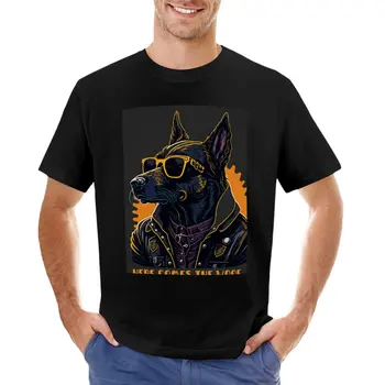 А вот и Гав - крутая собака с оттенками и шерстью, футболки на заказ, футболка для мальчика, мужские футболки чемпиона