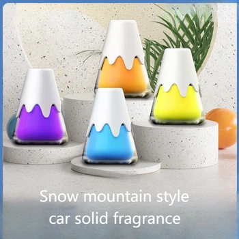 Автомобильная Чашка Snowy Mountain Ароматное Украшение Для Ароматерапии Автомобиля Двойного Назначения Твердый Ароматный Крем Стойкий Освежитель Воздуха Для Автомобиля