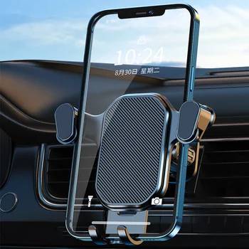 Автомобильный держатель для телефона Gravity Автомобильный Крючок для воздухоотвода Крепление для смартфона GPS Автомобильная подставка Кронштейн в автомобиле для iPhone Samsung Xiaomi