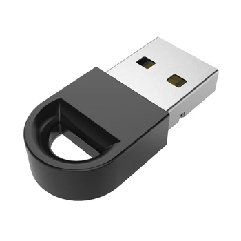 Адаптер Mini USB, адаптер беспроводного USB-ключа, совместимый с Bluetooth 5.1, с несколькими подключениями без привода для компьютера Windows, ноутбука.