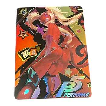 Аниме Энн Такамаки Флэш-Карты Persona 5 Panther Single Card Классическая Игра Коллекция Аниме Карты Diy Подарочные Игрушки
