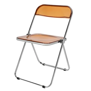 Антикварный акриловый складной обеденный стул, стул для проведения конференций, переговоров, мебель для фотосъемки на дому, стул