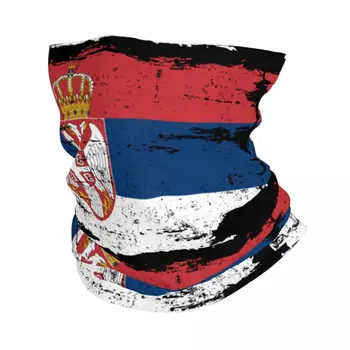 Бандана с флагом Сербии, гетры для пеших прогулок, кемпинга, женщин, мужчин, шарф для обертывания Сербской гордой повязкой на голову, утеплитель