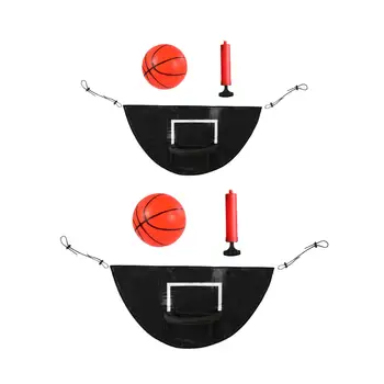 Баскетбольное кольцо на батуте, игра в ворота на открытом воздухе для детей, прыгающих с прямой палки