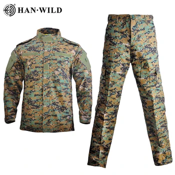 Боевая форма походный костюм Тактическое снаряжение для мужчин военное пальто Армейские камуфляжные брюки Softair Охотничий мультикамерный комплект походная одежда