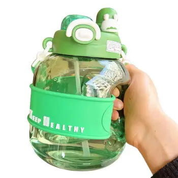 Бутылка для воды в спортзале объемом 1600 мл, Дорожная бутылка для воды, Герметичная Спортивная бутылка для путешествий, Портативные походные бутылки для воды для бега на открытом воздухе
