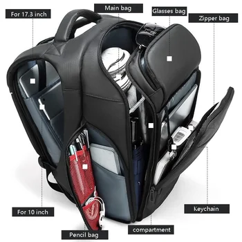 Водонепроницаемый деловой рюкзак TAGDOT 15,6 15-16 дюймов мужской Большой рюкзак для путешествий на открытом воздухе мужская Большая дорожная сумка Man