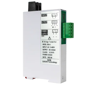 Вход переменного тока 0-1000 В, 4-20 мА/выход RS485, преобразователь напряжения Din-типа, преобразователь сигнала переменного напряжения, датчик напряжения