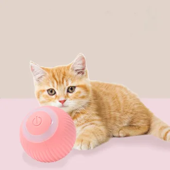 Высококачественный электрический механизм, игрушка для домашних животных, игрушечный мяч для кошек, умный интерактивный мяч для кошек