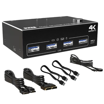 Двухканальный KVM-переключатель с высоким портом USB3.0 202DH3 с высоким разрешением дисплея и плавными цветопередачами