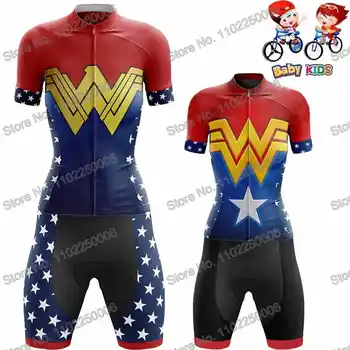 Детский женский комплект из джерси для велоспорта Hero, летняя одежда для велоспорта Heroine, велосипедные шорты MTB с коротким рукавом для девочек, костюм-рубашка для шоссейного велосипеда
