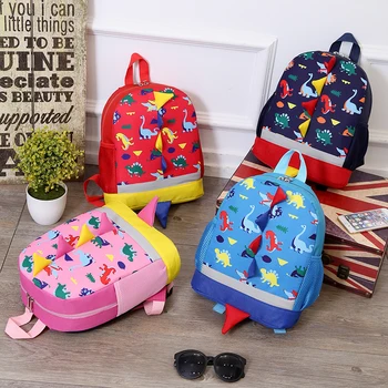 Детский рюкзак, детские школьные сумки с принтом динозавра из мультфильма, модный Водонепроницаемый рюкзак для детского сада, школьный рюкзак для книг, студенческие рюкзаки