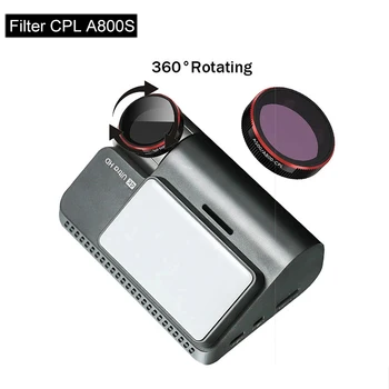 для 70mai Dash Cam A800s CPL Поляризационный для 70mai pro plus + A500s или RC06 CPL Фильтр камеры заднего вида для 70mai A800s Статическая наклейка