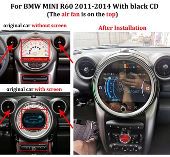 для BMW Mini Cooper R56 R60 Android автомагнитола DVD Мультимедийный плеер Стерео 2007-2014 GPS Навигация сенсорный экран Carplay