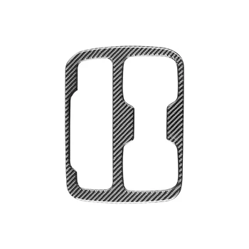 Для Chevrolet Colorado 2015-2022 Центральная консоль из мягкого углеродного волокна, крышка панели переключения передач, Подстаканник, Наклейка, Аксессуары