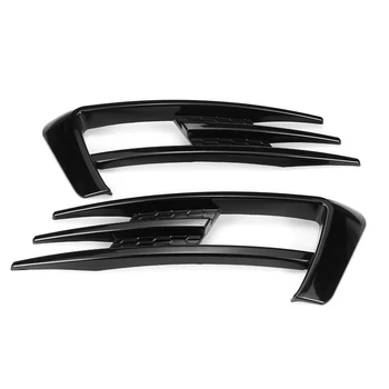 Для Golf 7 MK7 2013-2017, Глянцевый Черный бампер автомобиля, Решетка радиатора, накладка