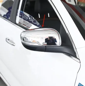 Для Kia K4 2014-2017 Высококачественная ABS Хромированная крышка зеркала заднего вида, защита от трения, украшения, автомобильные аксессуары F