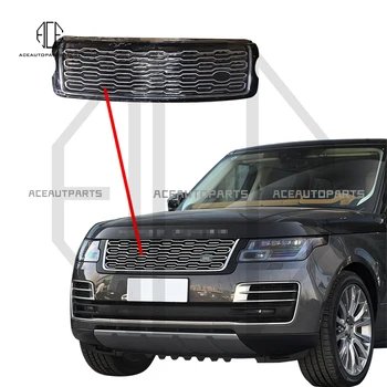 Для Land Rover Range Rover Vogue 2018-up Решетка полностью Черные Решетки Защитная Хромированная Передняя Решетка Автомобиля Автомобильная Сетка