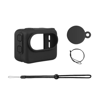 Для Shadowstone Insta360 Go3 Стабилизатор для большого пальца, аккумулятор для камеры, силиконовый чехол с ремешком, защитный чехол, прочный черный