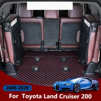 Для Toyota Land Cruiser 200 2009-2020 Аксессуары Коврик для багажника автомобиля, подкладка для грузового салона, защита от грязи, ковровое покрытие
